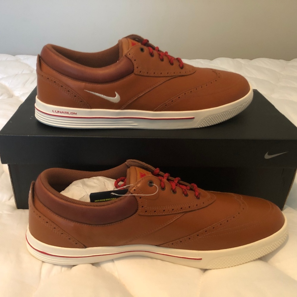 Nike Lunar Swingtip Leather Golf Shoes - sz 14